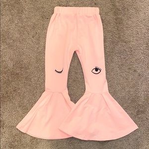 Little girls eyelash bell bottoms 💕